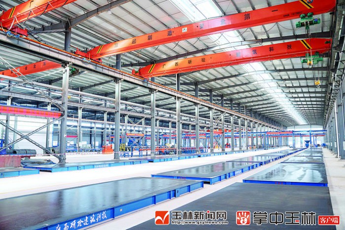 广西最大最先进的装配式建筑PC构件生产企业在陆川竣工投产