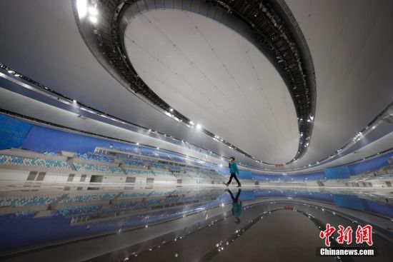 北京冬奥会标志性建筑国家速滑馆竣工