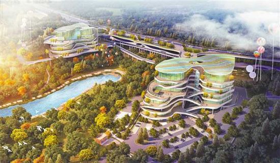 重庆市青少年活动中心效果图。记者 罗斌 翻拍/视觉重庆